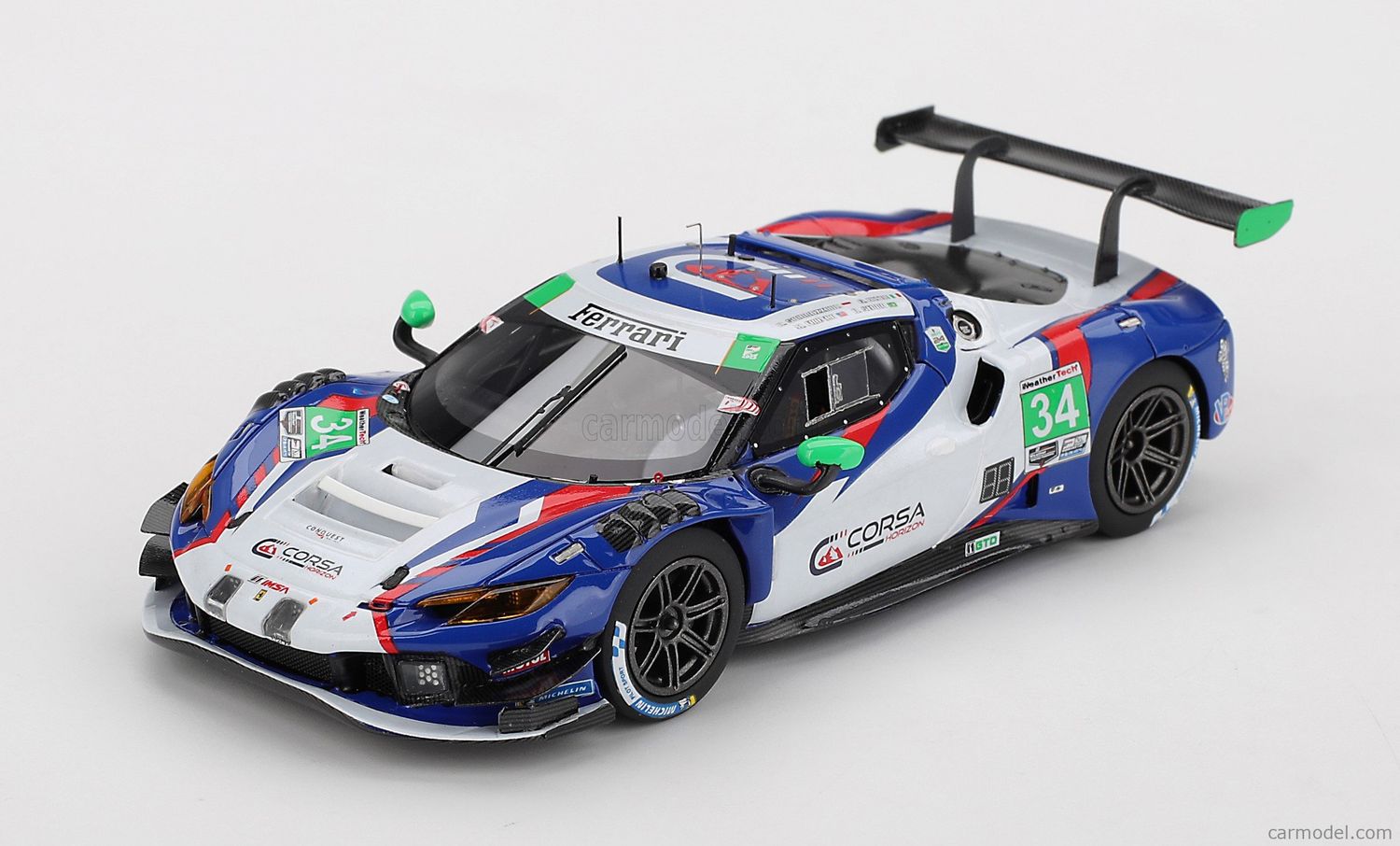 1:43 BBR - Ferrari 296 GT3 3.0L Turbo V6 Team Conquest Racing #34 Imsa 24h Daytona 2025 G. Altoe