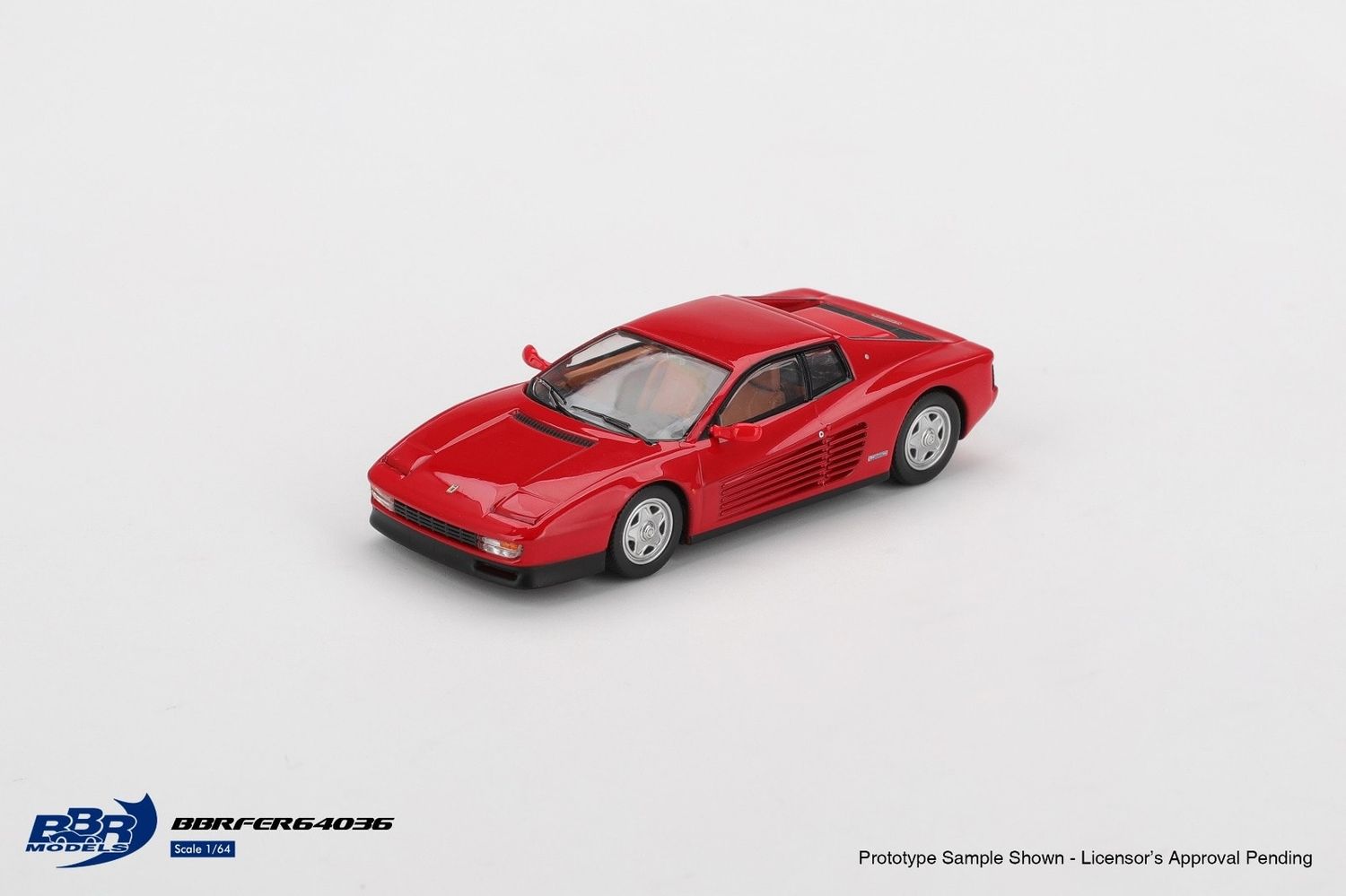 1:64 BBR - 1987 Ferrari Testarossa, Rosso Corsa
