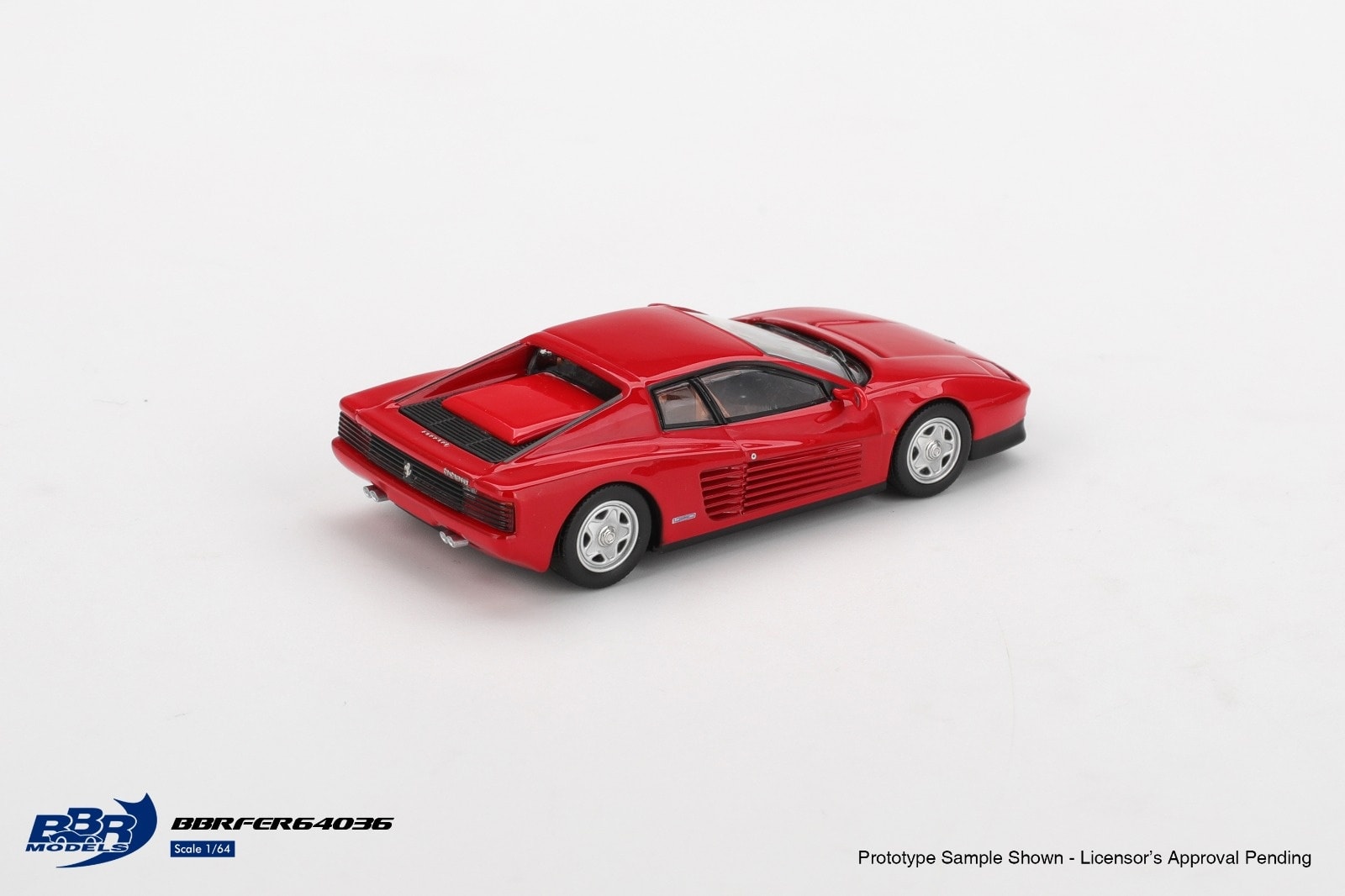 1:64 BBR - 1987 Ferrari Testarossa, Rosso Corsa