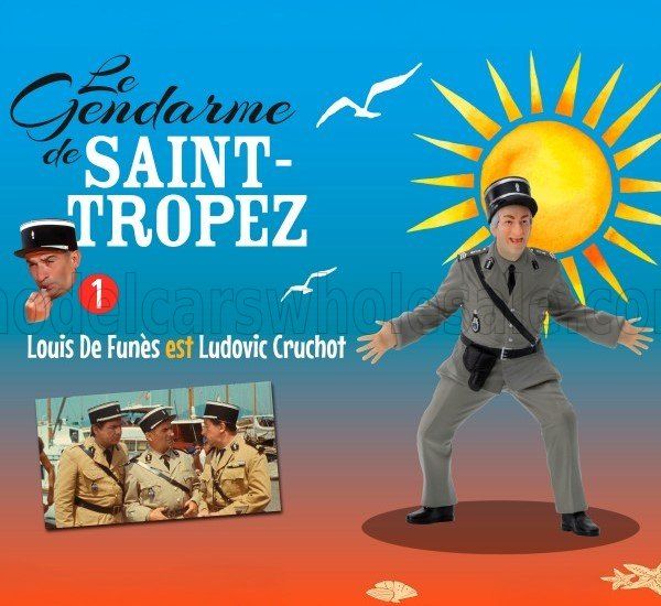 1:18 Infinite Statue - Louis De Funes - Ludovic Cruchot *Le Gendarme de Saint-Tropez*