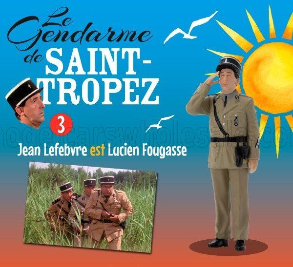 1:18 Infinite Statue - Jean Lefebvre - Lucien Fougasse *Le Gendarme de Saint-Tropez*