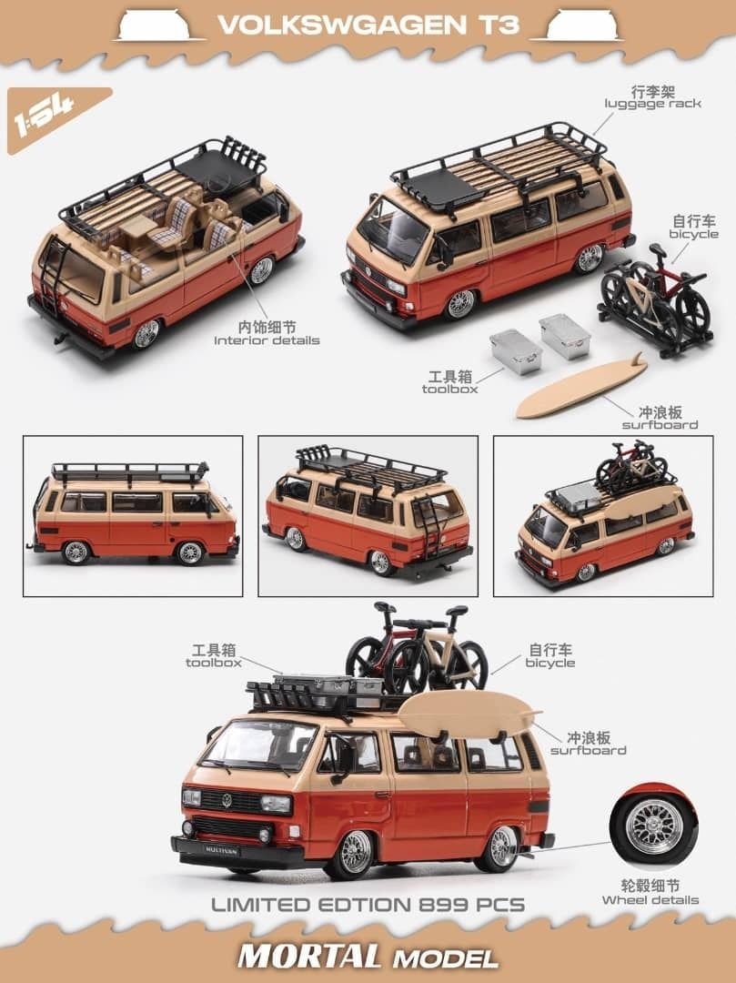 1:64 Mortal Model - Volkswagen T3, orange