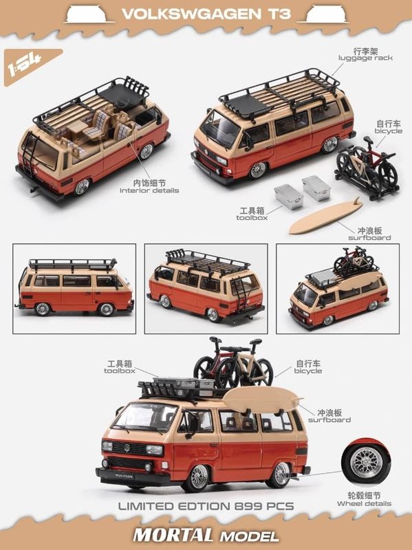 1:64 Mortal Model - Volkswagen T3, orange