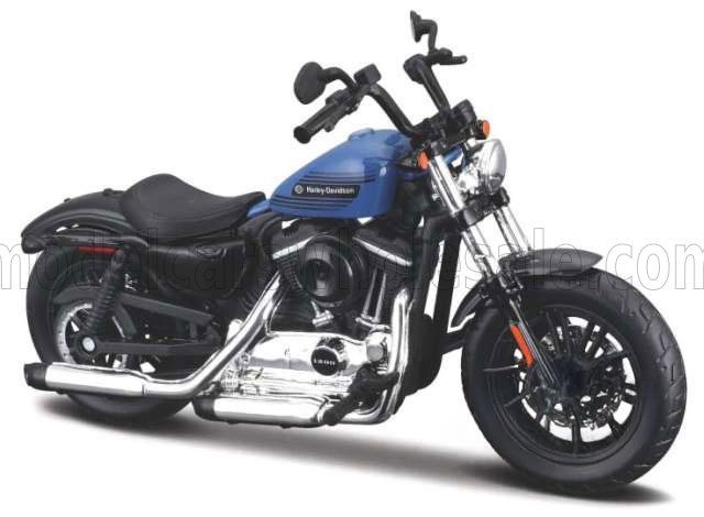 1:18 Maisto - 2022 Harley Davidson Forty-Eight Sprecial Blue Black