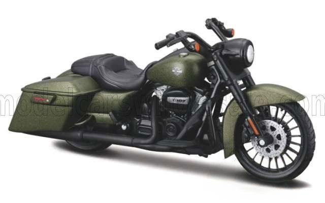 1:18 Maisto - 2022 Harley Davidson Road Kings Special Green Black
