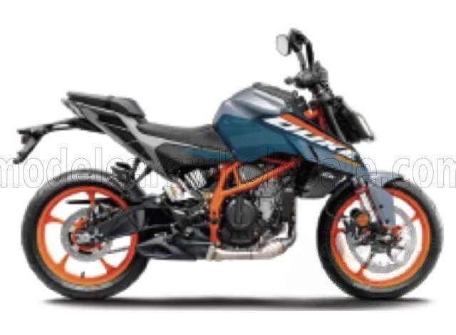 1:18 Maisto - 2024 KTM 390 Duke Grey Orange