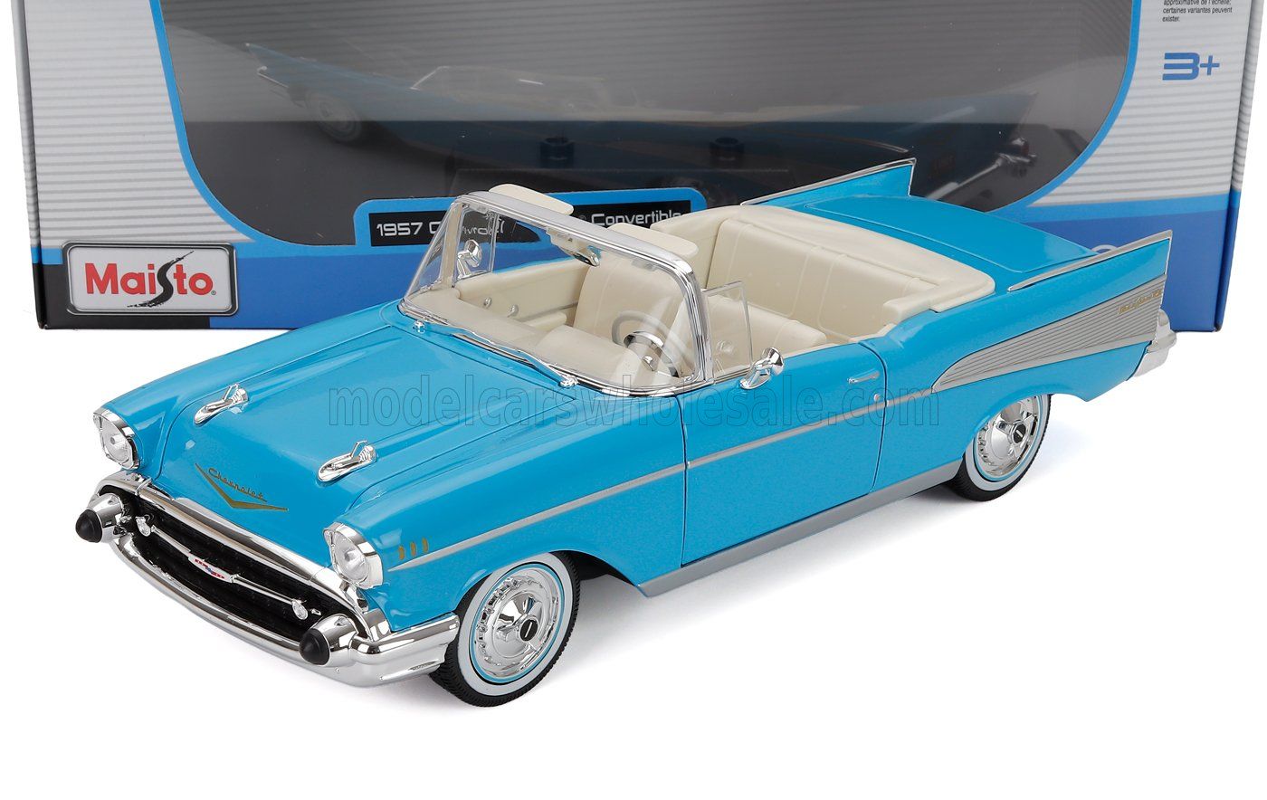 1:18 Maisto - 1957 Chevrolet Bel Air Blue 1:18 Maisto - 1957 Chevrolet Bel Air Blue