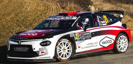 1:43 Spark - LANCIA Ypsilon HF N°21 Rallye Monte Carlo 2026 Y. Rossel