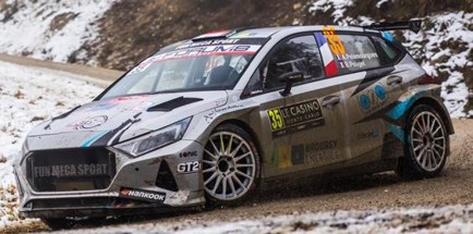 1:43 Spark - HYUNDAI i20 N N°35 Rallye Monte Carlo 2026 A. Pelamourgues