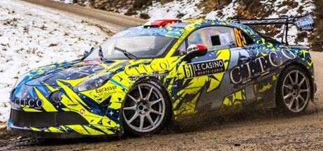 1:43 Spark - ALPINE A110 N°61 Rallye Monte Carlo 2026 C. Berard
