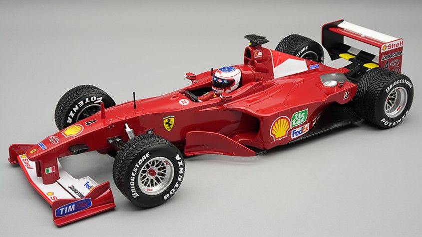 1:18 Tecnomodel - Ferrari F1 2000 #4 Winner German GP 2000 R. Barrichello *With driver Figure*