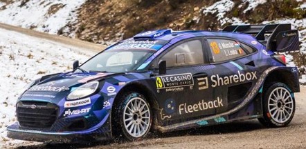 1:43 Spark - FORD Puma Rally1 N°13 Rallye Monte Carlo 2026 G. Munster