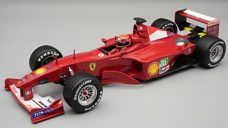 1:18 Tecnomodel - Ferrari F1 2000 #3 Winner Italy GP 2000 M. Schumacher *With driver Figure*