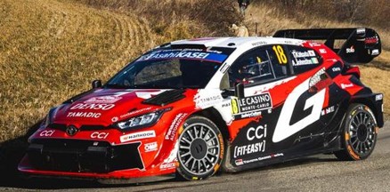 1:43 Spark - TOYOTA GR Yaris Rally1 N°18 Rallye Monte Carlo 2026 T. Katsuta