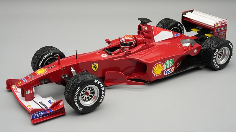1:18 Tecnomodel - Ferrari F1 2000 #3 Winner Nurburgring 2000 M. Schumacher *With driver Figure*