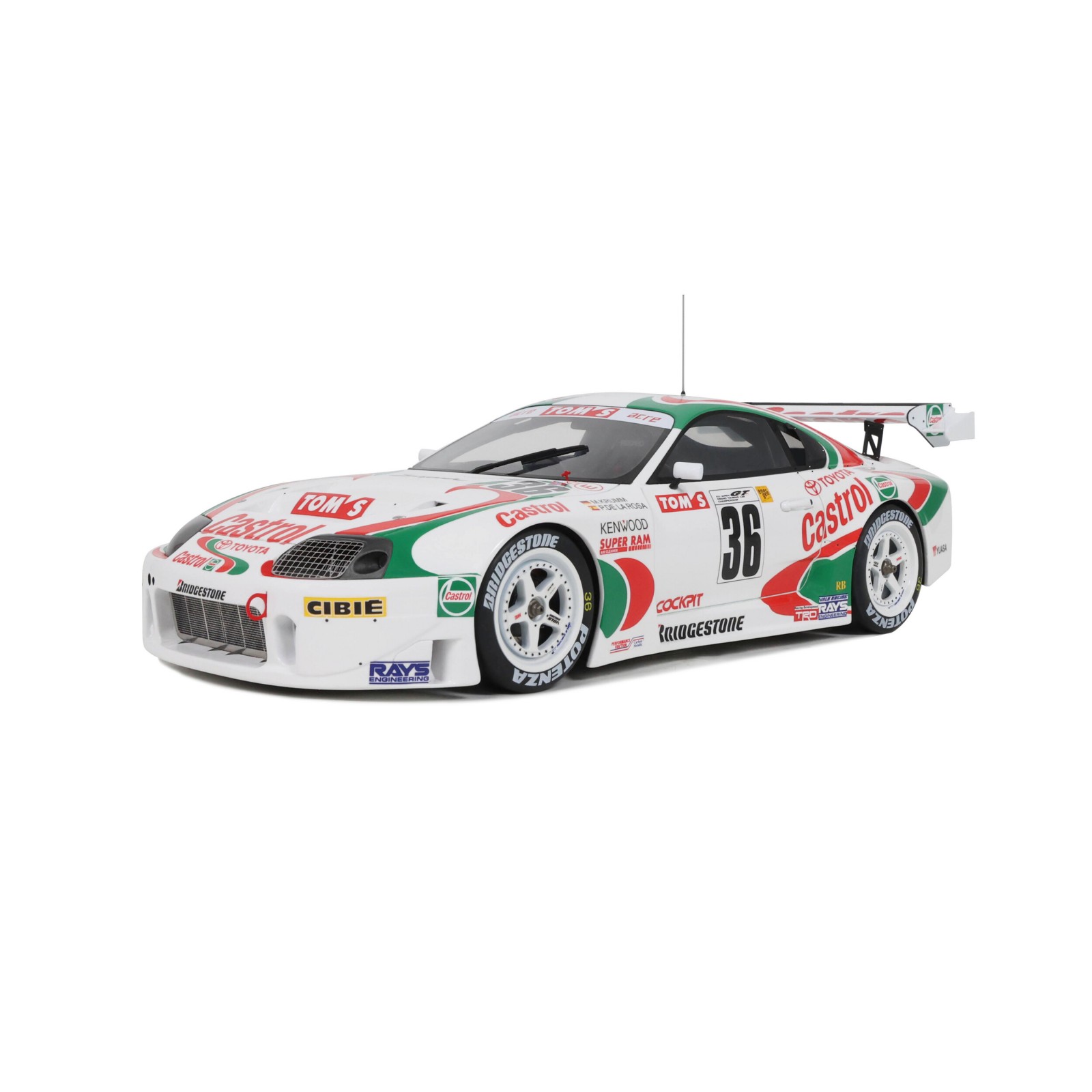 1:18 Otto Mobile - 1997 Toyota Supra Racing GT500 M. Krumm/P. De La Rosa JGTC