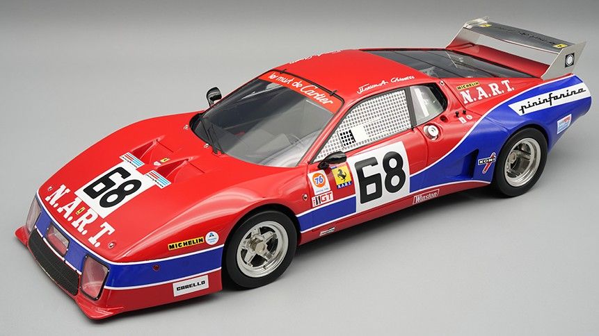 1:18 Tecnomodel - Ferrari 512BB LM 4,9L Team N.A.R.T. #68 24h Daytona 1979 B. Tullius