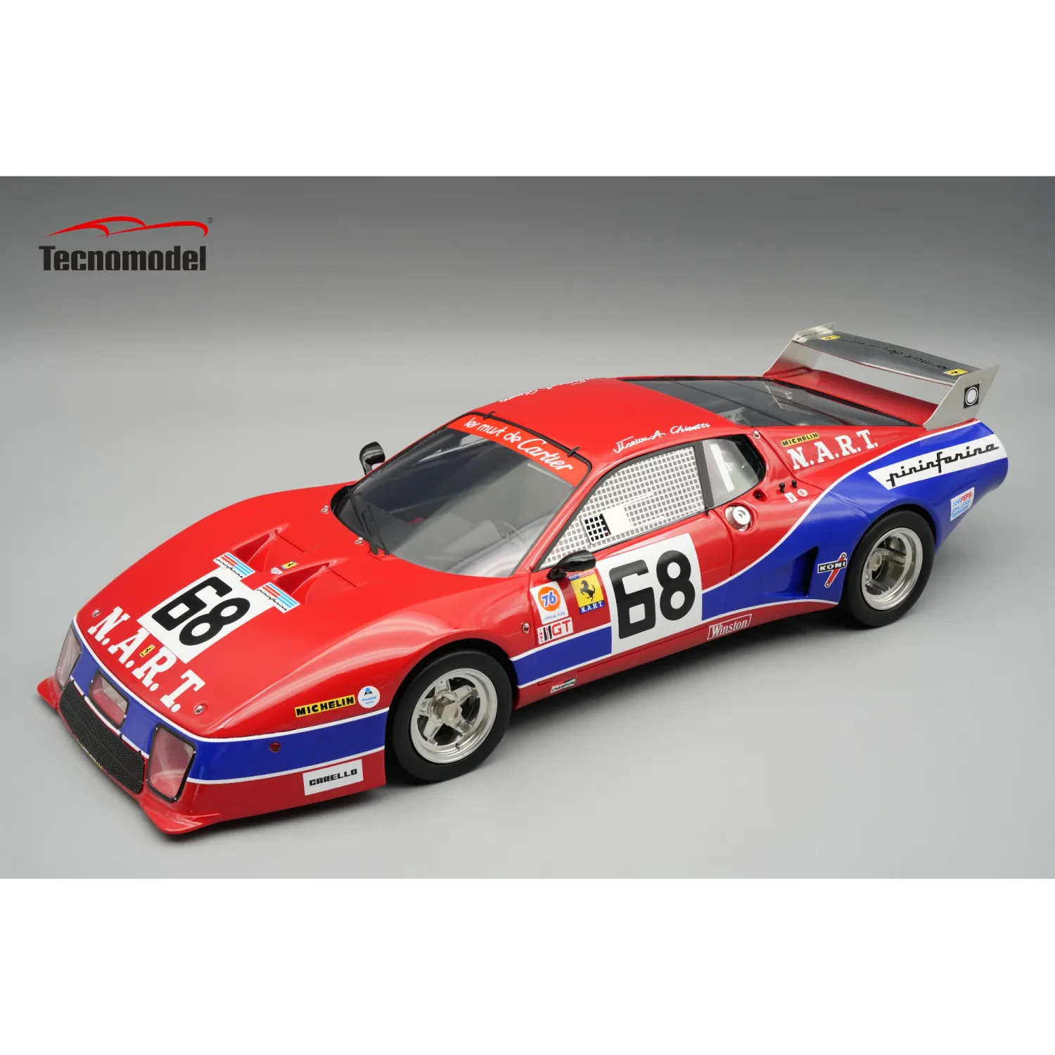 1:18 Tecnomodel - Ferrari 512BB LM 4,9L Team N.A.R.T. #68 24h Daytona 1979 B. Tullius 1:18 Tecnomodel - Ferrari 512BB LM 4,9L Team N.A.R.T. #68 24h Daytona 1979 B. Tullius
