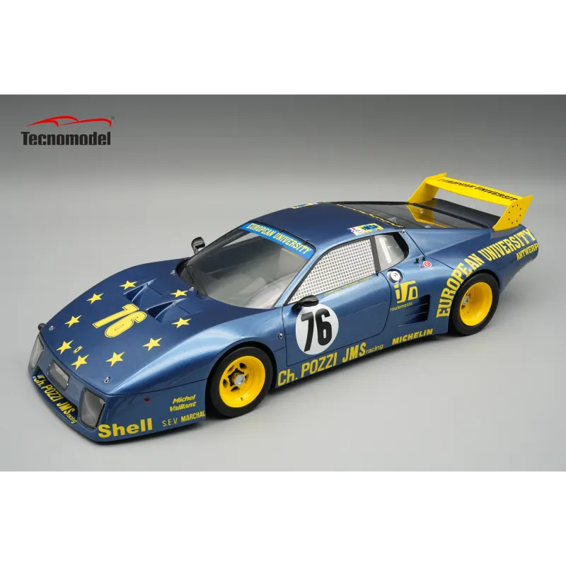1:18 Tecnomodel - Ferrari 512BB LM 4,9L Team Charles Pozui JMS Racing #76 24h Le Mans 1980 P. Dieudonne 1:18 Tecnomodel - Ferrari 512BB LM 4,9L Team Charles Pozui JMS Racing #76 24h Le Mans 1980 P. Dieudonne