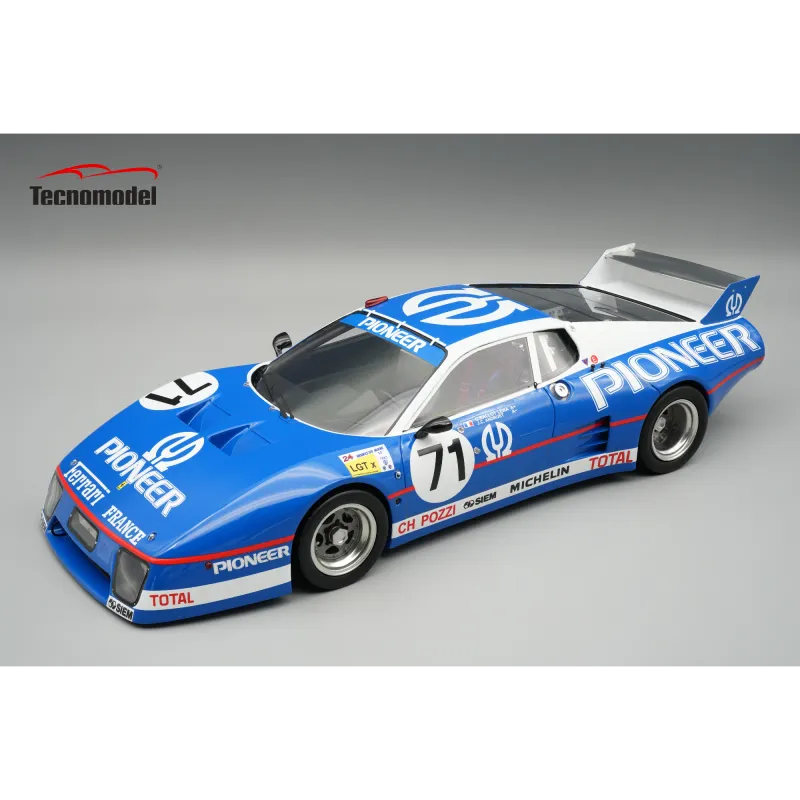 1:18 Tecnomodel - Ferrari 512BB LM 4,9L Team Charles Pozui JMS Racing #71 24h Le Mans 1982 C. Ballaut Lena 1:18 Tecnomodel - Ferrari 512BB LM 4,9L Team Charles Pozui JMS Racing #71 24h Le Mans 1982 C. Ballaut Lena