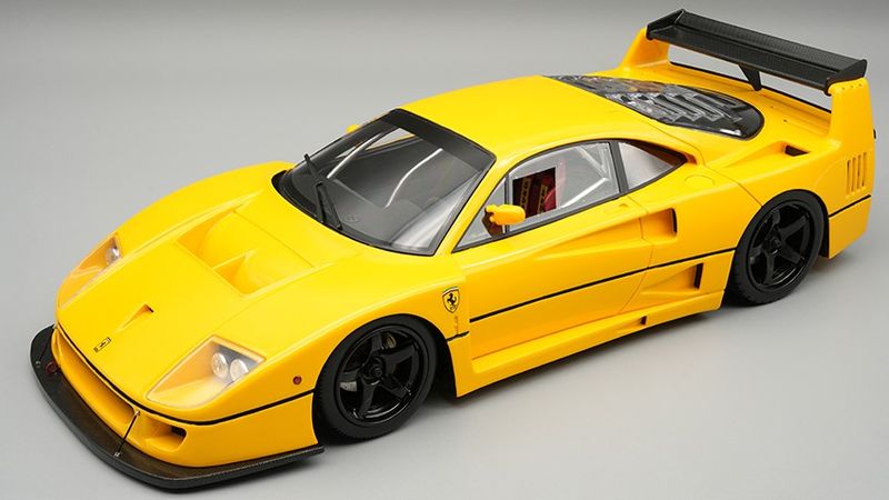 1:18 Tecnomodel - 1994 Ferrari F40 Press Version Modena Yellow
