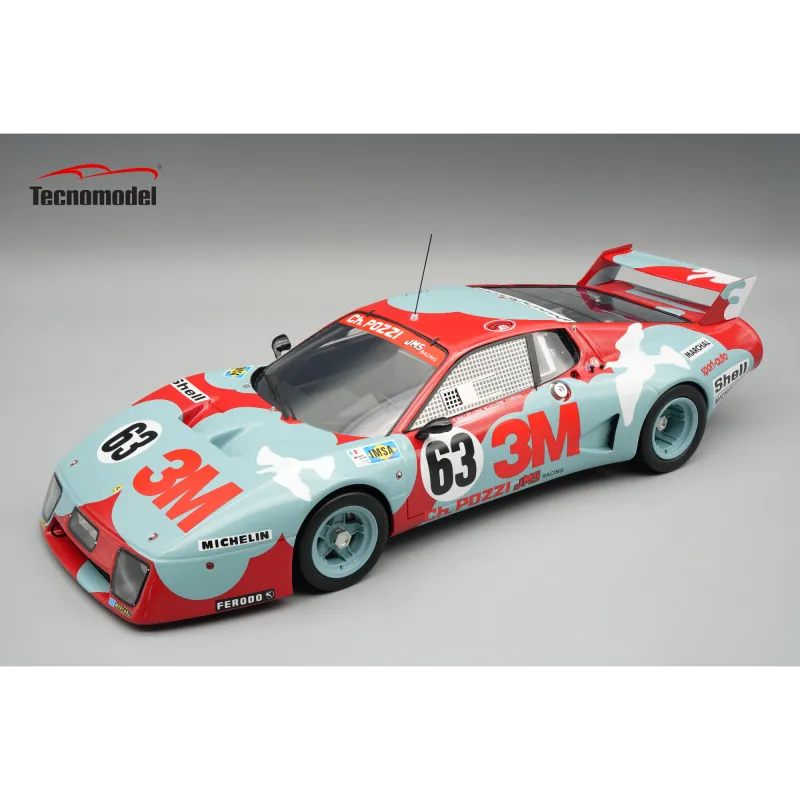 1:18 Tecnomodel - Ferrari 512BB LM 4,9L Team JMS Charles Pozzi #63 24h Le Mans 1979 M. Leclere 1:18 Tecnomodel - Ferrari 512BB LM 4,9L Team JMS Charles Pozzi #63 24h Le Mans 1979 M. Leclere