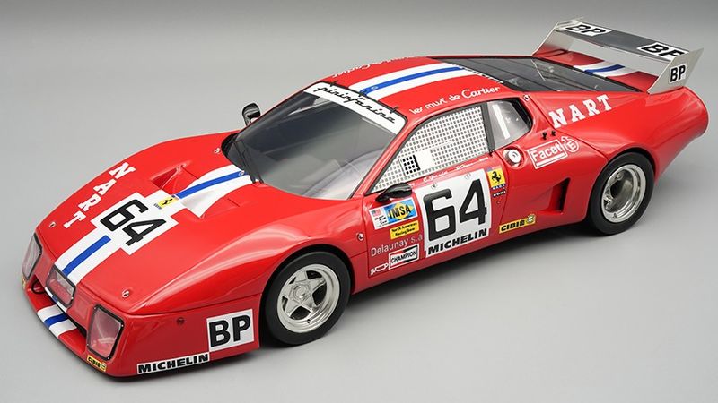 1:18 Tecnomodel - Ferrari 512BB LM 4,9L Team N.A.R.T. #64 24h Le Mans 1979 J.P. Delaunay