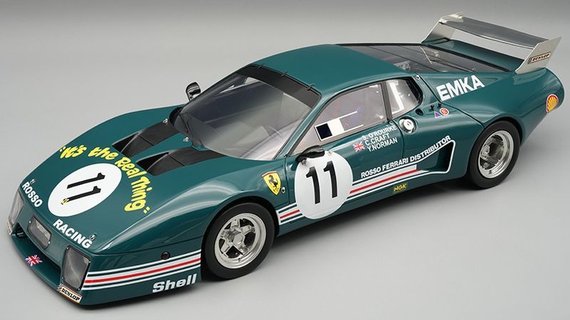 1:18 Tecnomodel - Ferrari 512BB LM 4,9L Team Rosso Racing #11 6h Silverstone 1980 S. O'Rourke