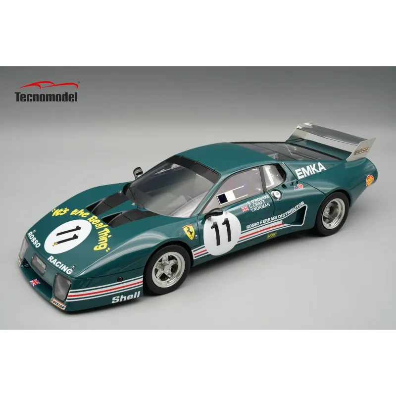 1:18 Tecnomodel - Ferrari 512BB LM 4,9L Team Rosso Racing #11 6h Silverstone 1980 S. O'Rourke 1:18 Tecnomodel - Ferrari 512BB LM 4,9L Team Rosso Racing #11 6h Silverstone 1980 S. O'Rourke