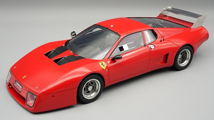 1:18 Tecnomodel - 1979 Ferrari 512BB Press Version Red