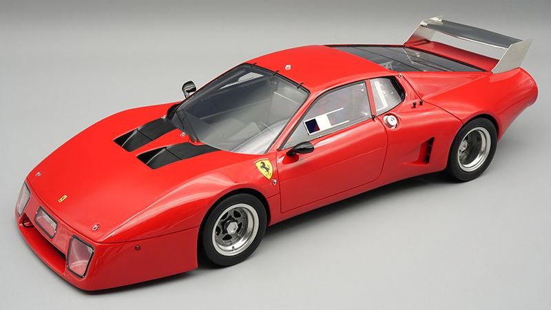 1:18 Tecnomodel - 1979 Ferrari 512BB Press Version Red