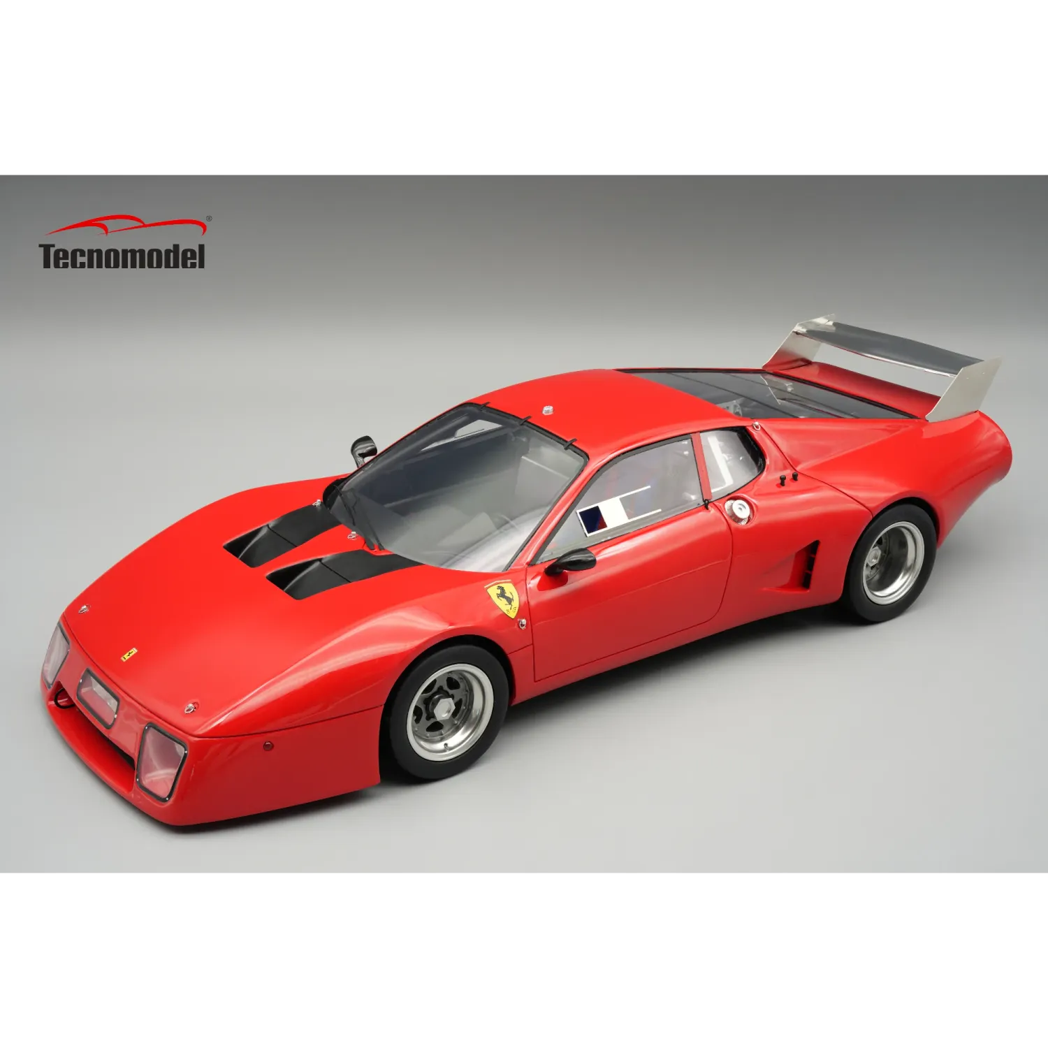 1:18 Tecnomodel - 1979 Ferrari 512BB Press Version Red