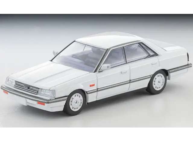 1:64 Tomica Limited Vintage - 1985 Nissan Skyline 4-Door HT 1800 Passage, white 1:64 Tomica Limited Vintage - 1985 Nissan Skyline 4-Door HT 1800 Passage, white