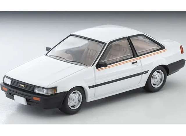 1:64 Tomica Limited Vintage - 1983 Toyota Corolla Levin 2-door LIME, white