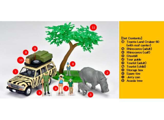 1:64 Tomica Limited Vintage - Toyota Land Cruiser 60 *KAIYODO x Tomica Limited Vintage* Diocolle 64 # Car Snap 31a Safari 3 1:64 Tomica Limited Vintage - Toyota Land Cruiser 60 *KAIYODO x Tomica Limited Vintage* Diocolle 64 # Car Snap 31a Safari 3