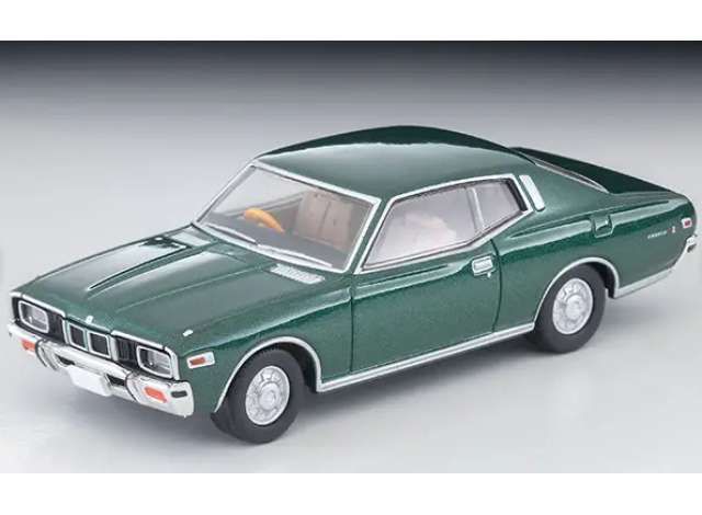 1:64 Tomica Limited Vintage - 1975 Nissan Cedric 2-Door HT 2800 SGL, green 1:64 Tomica Limited Vintage - 1975 Nissan Cedric 2-Door HT 2800 SGL, green