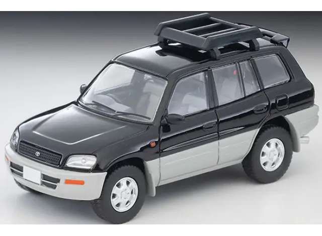 1:64 Tomica Limited Vintage - 1996 Toyota RAV4J V Extra Two-Tone Package, black/silver 1:64 Tomica Limited Vintage - 1996 Toyota RAV4J V Extra Two-Tone Package, black/silver