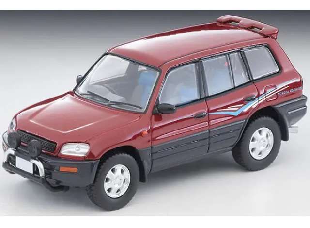 1:64 Tomica Limited Vintage - 1995 Toyota RAV4L V, wine/gray 1:64 Tomica Limited Vintage - 1995 Toyota RAV4L V, wine/gray