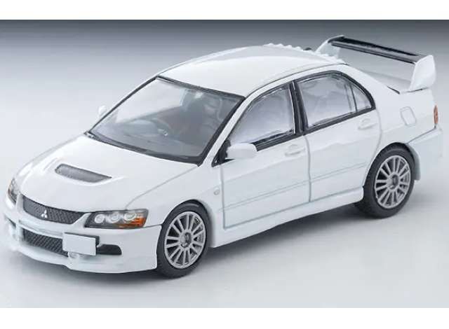 1:64 Tomica Limited Vintage - 2006 Mitsubishi Lancer GSR Evolution IX MR, pearl white 1:64 Tomica Limited Vintage - 2006 Mitsubishi Lancer GSR Evolution IX MR, pearl white