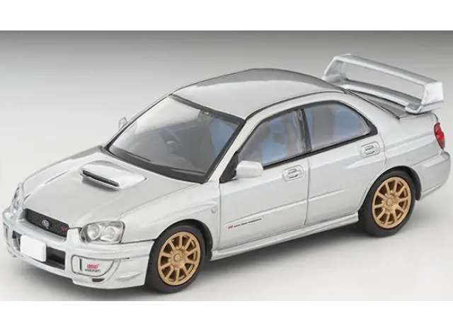 1:64 Tomica Limited Vintage - 2003 Subaru Impreza WRX STi, silver 1:64 Tomica Limited Vintage - 2003 Subaru Impreza WRX STi, silver