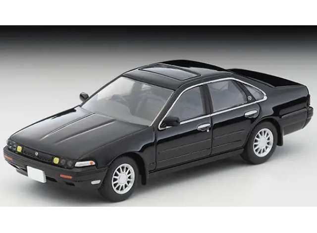 1:64 Tomica Limited Vintage - 1988 Nissan Cefiro Sports Cruising, black 1:64 Tomica Limited Vintage - 1988 Nissan Cefiro Sports Cruising, black