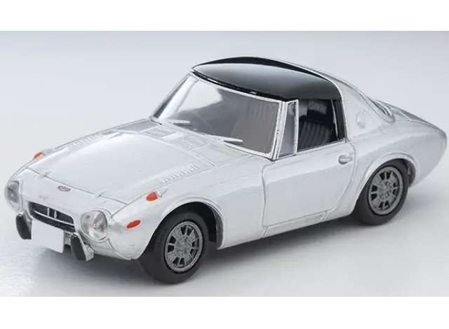 1:64 Tomica Limited Vintage - 1969 Toyota Sports 800 with Custom wheels, silver