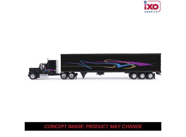 1:64 Ixo USA - 1980 GMC General with black trailer