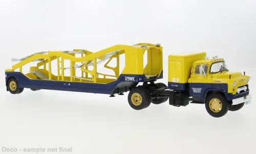 1:43 Ixo - Chevrolet 9700 LCF, gelb/dunkelblau, 1948