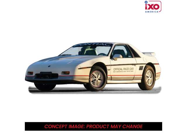 1:43 Ixo USA - 1984 Pontiac Fiero Indianapolis 500 Pace Car, white