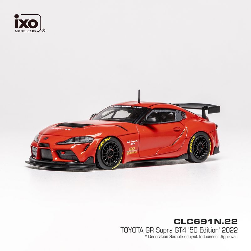 1:43 Ixo - Toyota GR Supra GT4, rot, 2022 1:43 Ixo - Toyota GR Supra GT4, rot, 2022