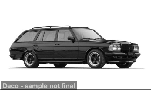 1:43 Ixo - Mercedes 500 TE V8 AMG (S123), schwarz, 1979