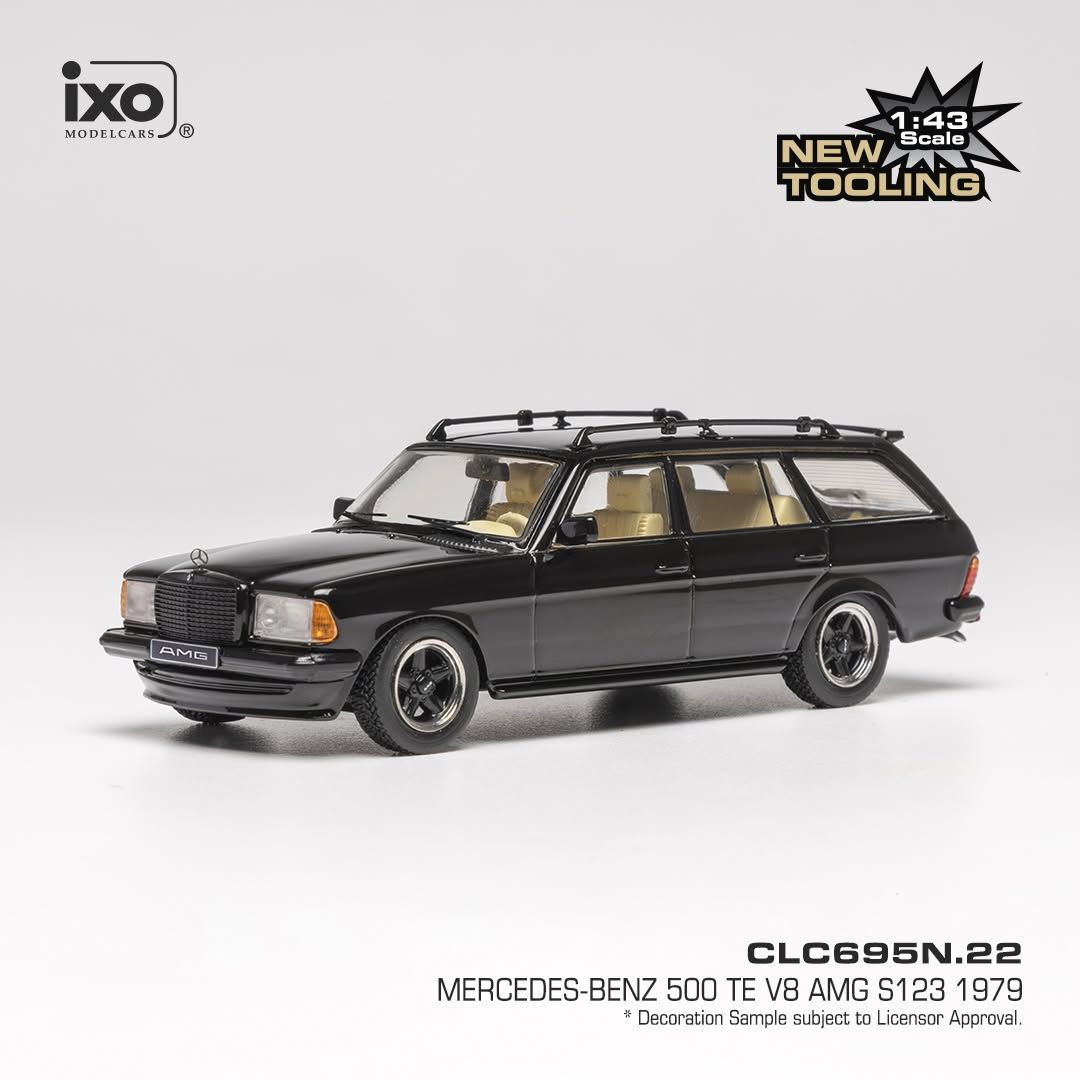1:43 Ixo - Mercedes 500 TE V8 AMG (S123), schwarz, 1979 1:43 Ixo - Mercedes 500 TE V8 AMG (S123), schwarz, 1979