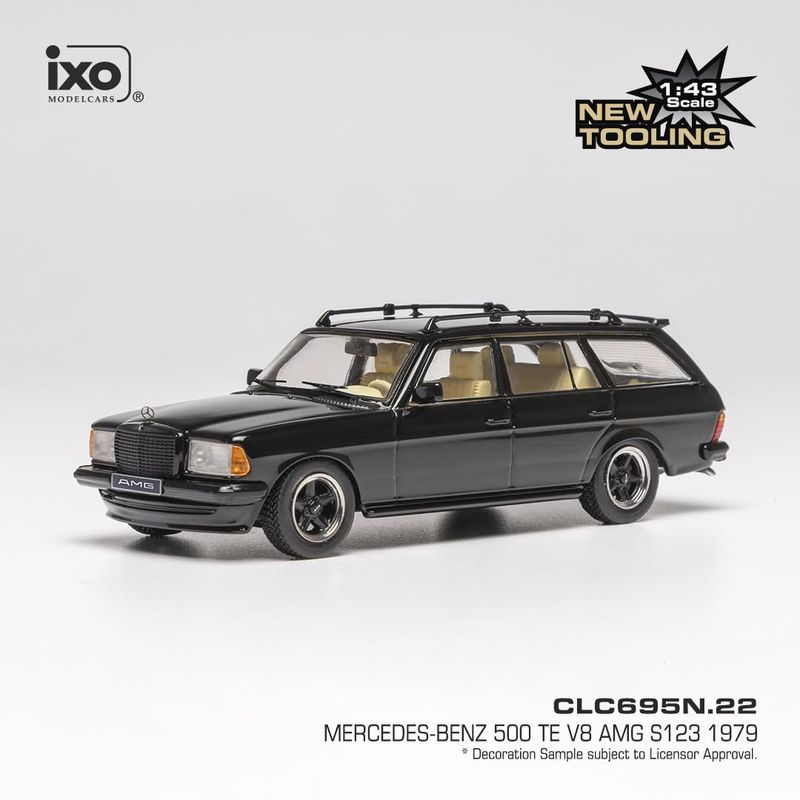 1:43 Ixo - Mercedes 500 TE V8 AMG (S123), schwarz, 1979 1:43 Ixo - Mercedes 500 TE V8 AMG (S123), schwarz, 1979