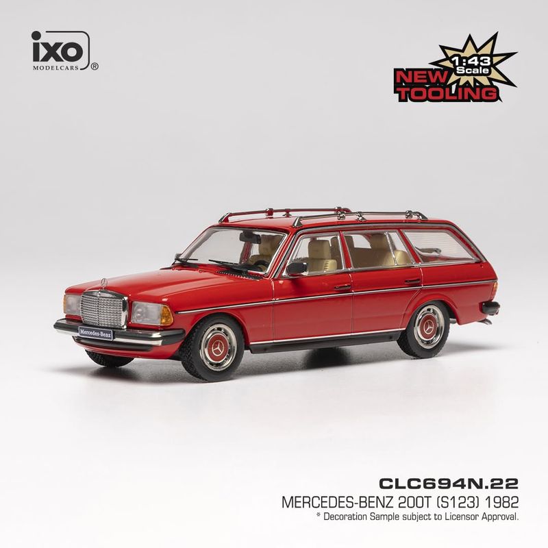 1:43 Ixo - Mercedes 200T (S123), rot, 1979 1:43 Ixo - Mercedes 200T (S123), rot, 1979
